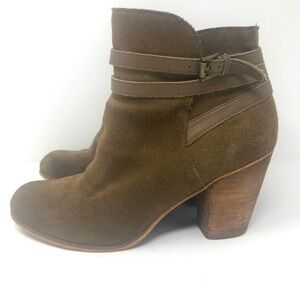 BP Women's Leather Booties – Brown Size: 7